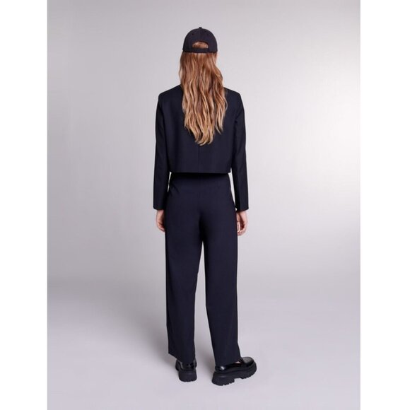 Maje Vakino Short straight-fit jacket - Picture 6 of 16